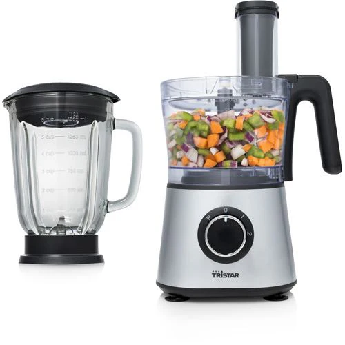 Robot de Cozinha Tristar MX-4823 | 1.5 L | 600 W - Cinzento - Image 2