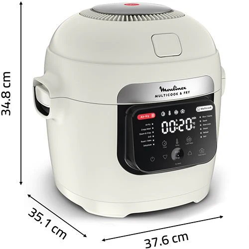 Robot Multicozedura Inteligente Moulinex Multicook & Fry MZ7311F0 - Creme - Image 7