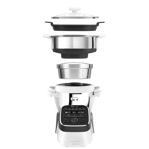 Robot Multifunções Moulinex Companion XL HF8098PT com Tampa em Inox  - Outlet - Grade B - Image 2