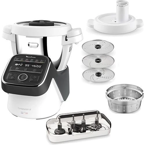 Robot Multifunções Moulinex Companion Xl Hf80C8Pts com Acessório Cortador/Ralador - Outlet - Grade A - Image 5