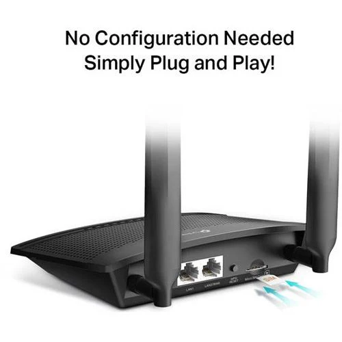 Router Wireless TP-Link TL-MR100 N300 WiFi 4 4G LTE - Image 3