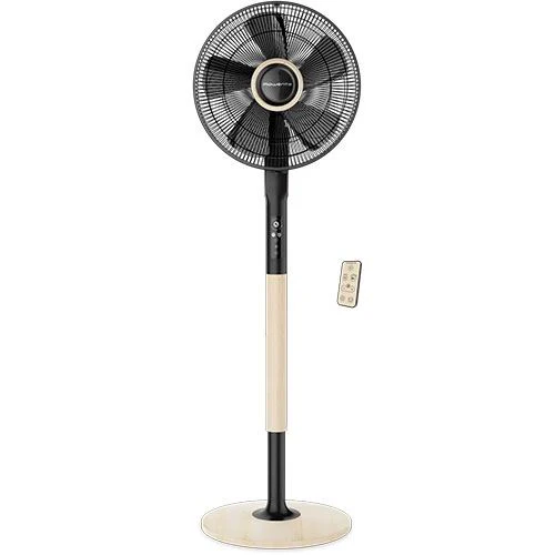 Ventoinha de Pé Rowenta Turbo Silence Extreme+ Wood VU5880F0 - Creme