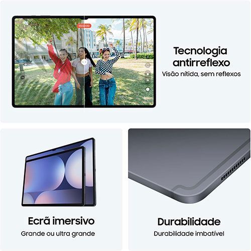 Pack Samsung Tablet Galaxy Tab S10 Ultra 14.6" - Wi-Fi - 256GB - Moonstone Gray + Auriculares Galaxy Buds 3 Pro - Grafite - Image 6