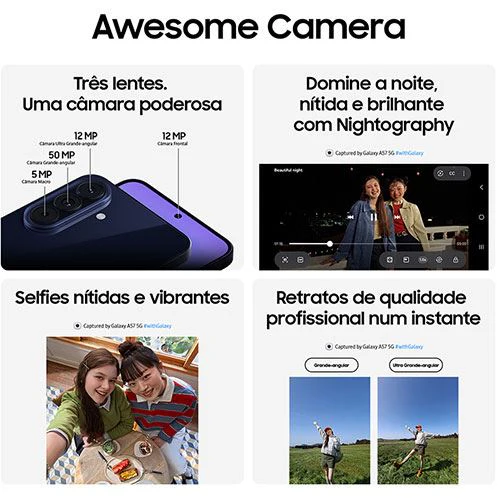 Samsung Galaxy A57 5G - 128GB - Cinzento - Image 7