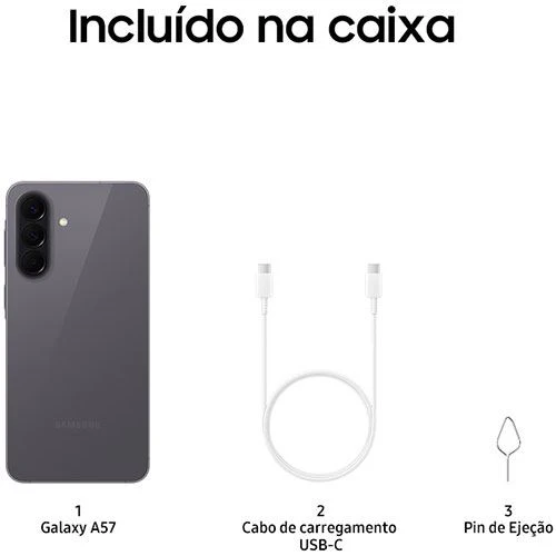 Samsung Galaxy A57 5G - 256GB - Cinzento - Image 9