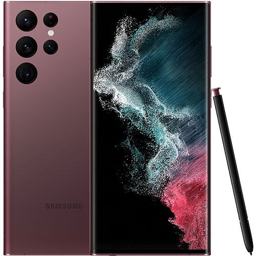 Samsung Galaxy S22 Ultra 5G - 256GB - Burgundy - Recondicionado - REtech - Grade B