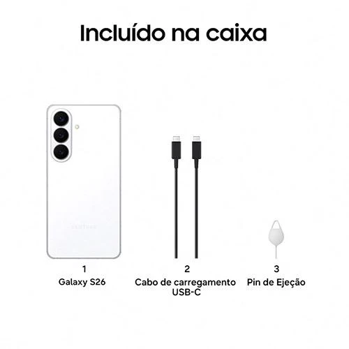 Samsung Galaxy S26 - 256GB - Branco - Image 6
