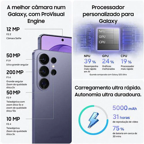 Samsung Galaxy S26 Ultra - 1TB - Azul - Image 3