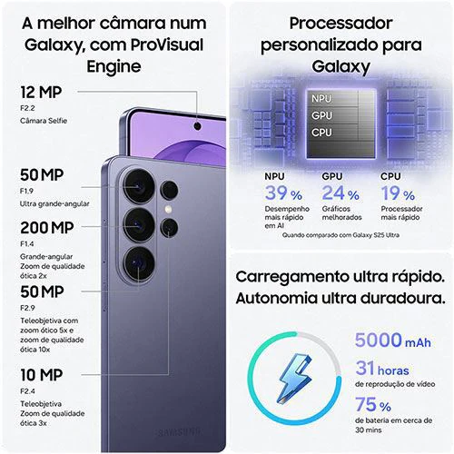 Samsung Galaxy S26 Ultra - 256GB - Violeta - Image 3