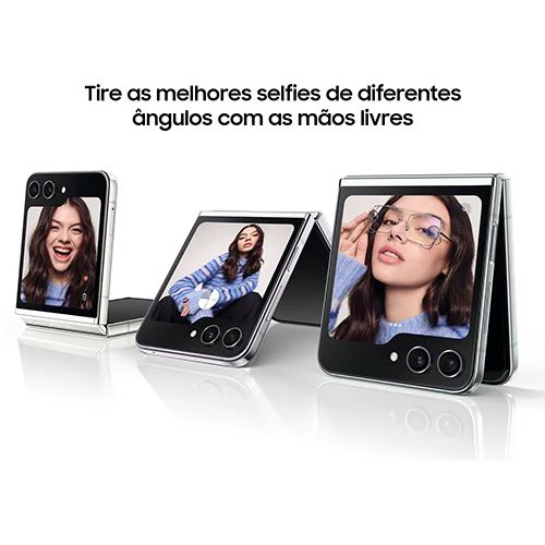 Samsung Galaxy Z Flip5 5G - 256GB - Cream - Recondicionado - REtech - Grade A - Image 4