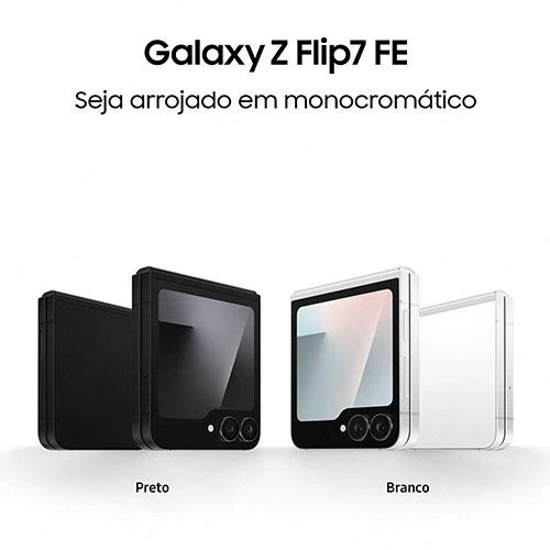 Samsung Galaxy Z Flip7 FE - 256GB - Branco - Image 2
