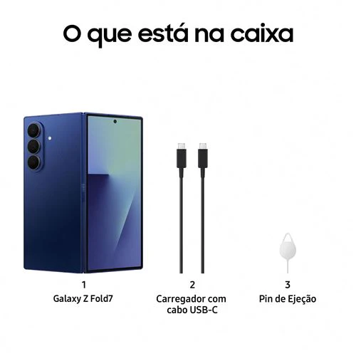 Samsung Galaxy Z Fold7 - 1TB - Azul Escuro - Image 7