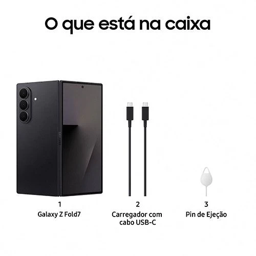 Samsung Galaxy Z Fold7 - 1TB - Preto Noturno - Image 7
