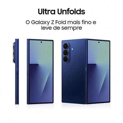 Samsung Galaxy Z Fold7 - 256GB - Azul Escuro - Image 3