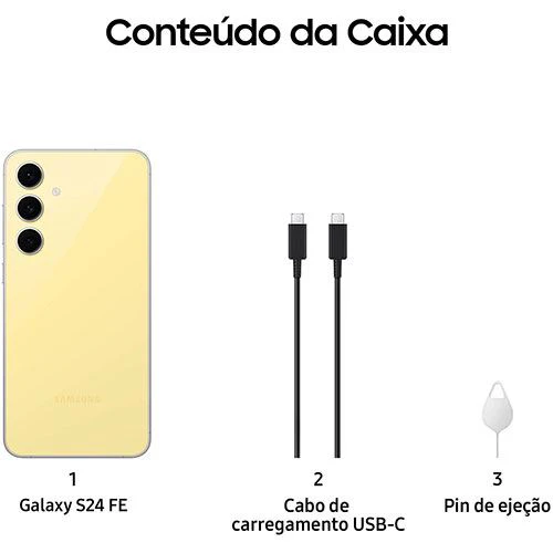 Samsung Galaxy S24 FE - 128GB - Amarelo - Image 7