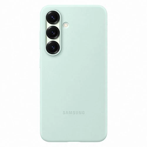 Capa de Silicone Samsung para Galaxy S25 - Menta - Image 3
