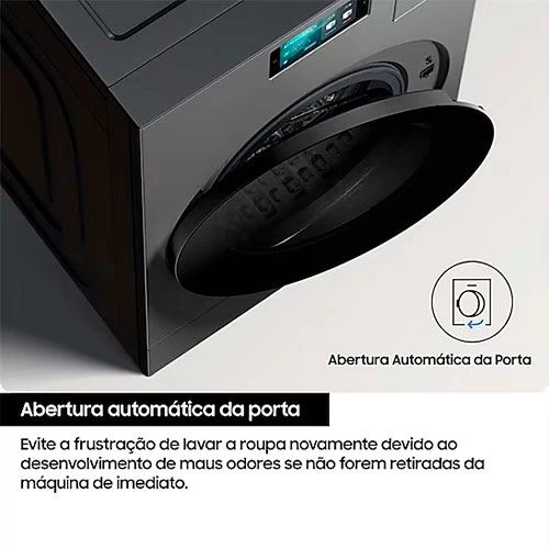 Máquina de Lavar e Secar Roupa Samsung WD18DB8995BZT2 | 18/11 Kg | AI |1000 RPM | A | Look Inox - Image 7