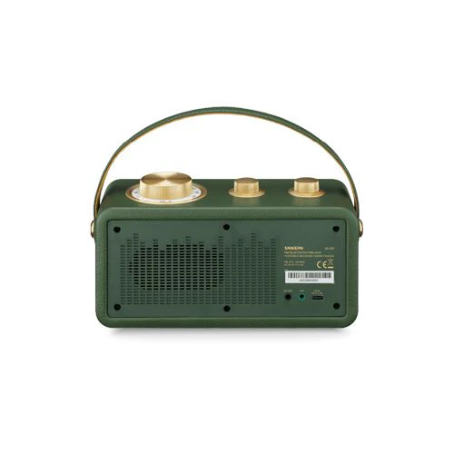 Rádio Portátil Bluetooth Retro Sangean RA-101 - Verde | Dourado - Image 3