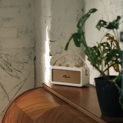 Rádio Portátil Bluetooth Retro Sangean RA-101 - Branco | Dourado - Image 4