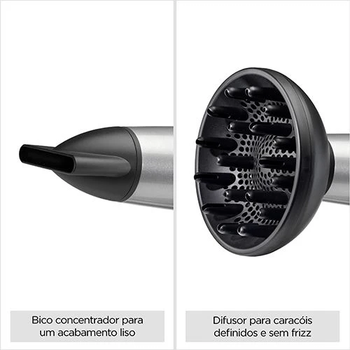 Secador de Cabelo Babyliss D580DE Cosmos Compact - Prateado - Image 5