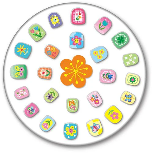 Set 24 Unhas Autocolantes - Press-On Nails: Garden World - Avenir | Sig Toys - Image 2