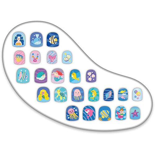 Set 24 Unhas Autocolantes - Press-On Nails: Under The Sea - Avenir | Sig Toys - Image 2