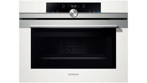 Forno Elétrico Siemens CM633GBW1 | 45 L | 59.5 cm | Aço inoxidável, Branco