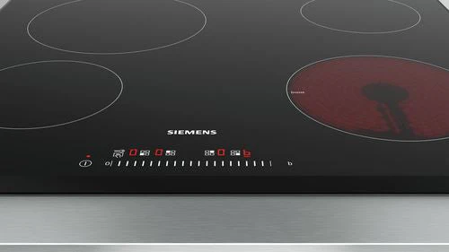 Placa de Vitrocerâmica Siemens iQ100 ET651FEN1E | Elétrica | 59.2 cm | 4 Zonas | Preto - Image 4