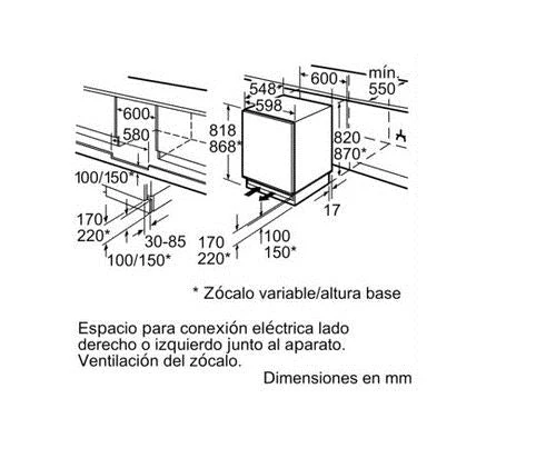 Arca Congeladora Encastrável Siemens GU15DADF0 | 82x59,8x54,8 cm | 106 L | F | Branco - Image 2