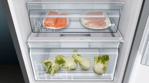 Frigorífico Combinado Siemens KG36NXXDC | 186x60x66 cm | 237 L | D | Aço inoxidável - Image 3
