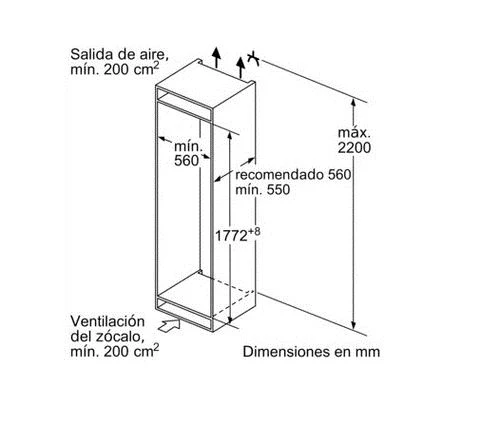 Frigorífico Combinado Siemens KI86NAFF0 | 177,2x55,8x54,5 cm | 187 L | F | Branco - Image 2