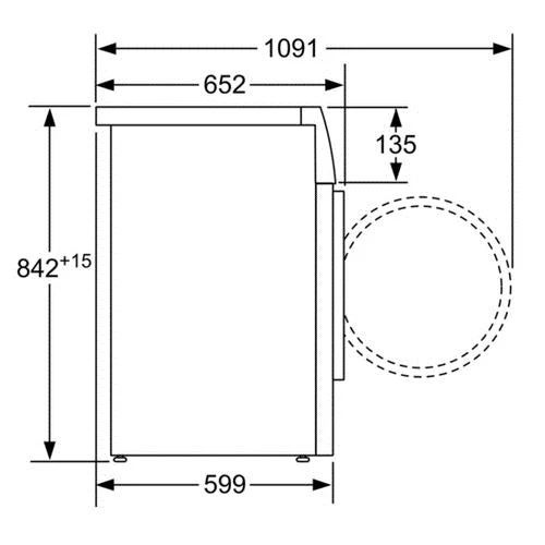 Máquina de Secar Siemens WT47G439EE | 9 Kg | Condensação | A++ | Branco - Image 2