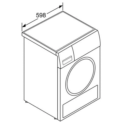 Máquina de Secar Siemens WT47G439EE | 9 Kg | Condensação | A++ | Branco - Image 3