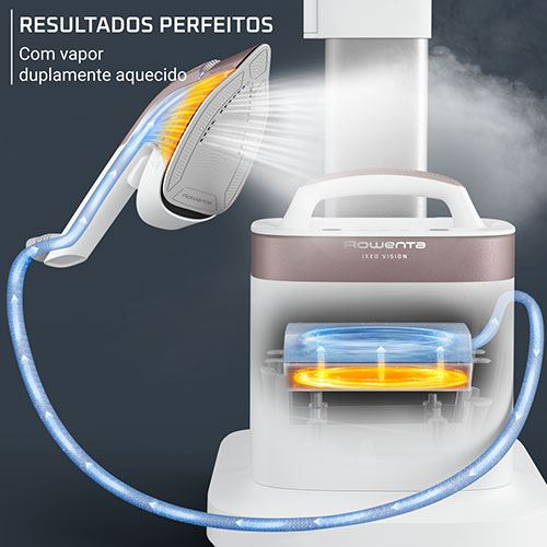 Sistema de Engomar Rowenta Ixeo Vision QR1811F0 - Branco | Cinzento - Image 6