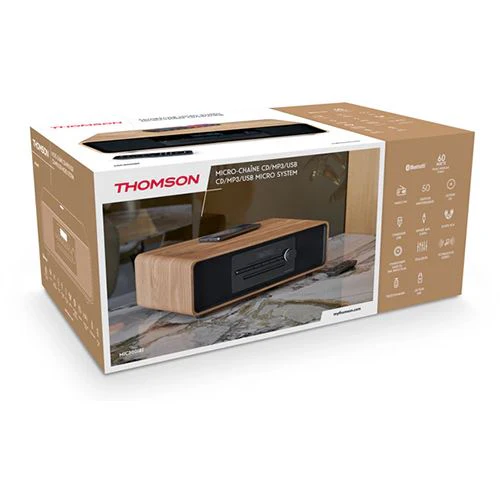 Sistema Micro Bluetooth Thomson Cosy MIC300IBT - Preto - Image 7