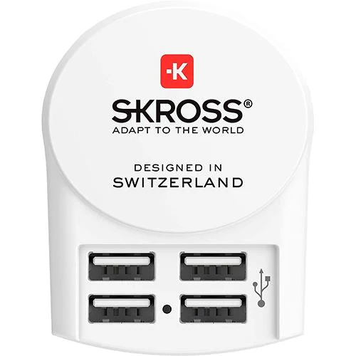 Adapatador Tomada Skross Europe 4 USB - Branco - Image 3