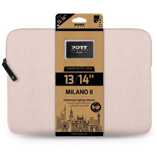 Sleeve para Portátil 13" /14" Port Designs Milano II - Rosa - Image 3