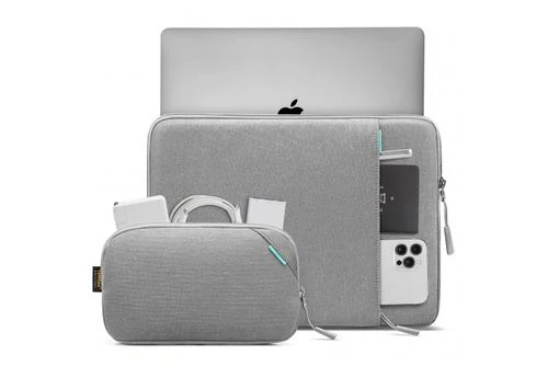 Sleeve TomToc A13 com  Pouch 14" - Cinza - Image 6