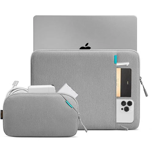 Sleeve TomToc Defender-A13 14'' + Bolsa - Cinzento - Image 2
