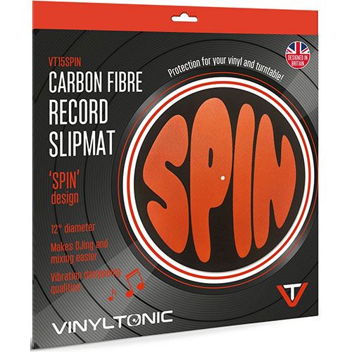 Slipmat Fibra de Carbono Vinyl Tonic para Discos Vinil VT15SPIN - Spin - Image 2