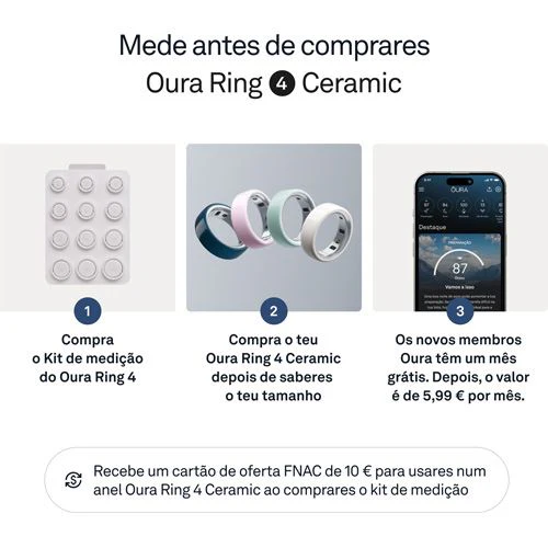 Smart Ring Oura Ring 4 Ceramic - Midnight - Tamanho 7 - Image 3