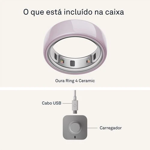 Smart Ring Oura Ring 4 Ceramic - Petal - Tamanho 11 - Image 4