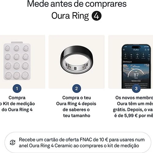 Smart Ring Oura Ring4 - Black - Tamanho 15 - Image 3