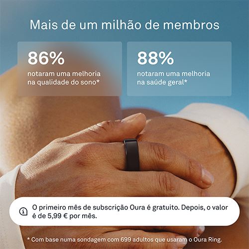 Smart Ring Oura Ring4 - Black - Tamanho 6 - Image 7