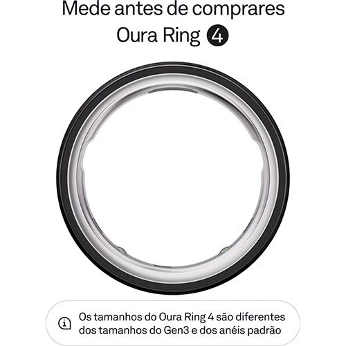 Smart Ring Oura Ring4 - Black - Tamanho 9 - Image 2