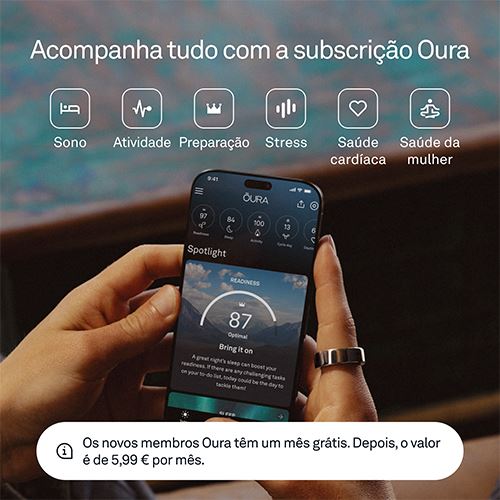 Smart Ring Oura Ring4 - Black - Tamanho 9 - Image 5