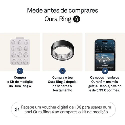 Smart Ring Oura Ring4 - Gold - Tamanho 5 - Image 4