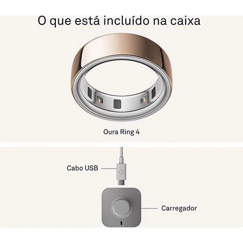 Smart Ring Oura Ring4 - Rose Gold - Tamanho 9 - Image 5