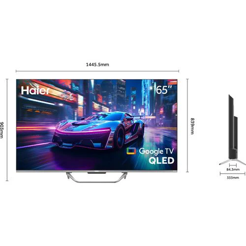 Smart TV Haier 65" QLED UHD 4K H65Q80FUX Google TV - 165cm - Image 9