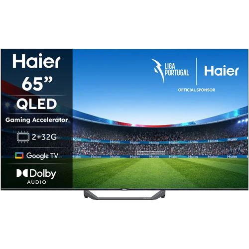 Smart TV Haier 65" QLED UHD 4K H65S80FUX Google TV - 165cm